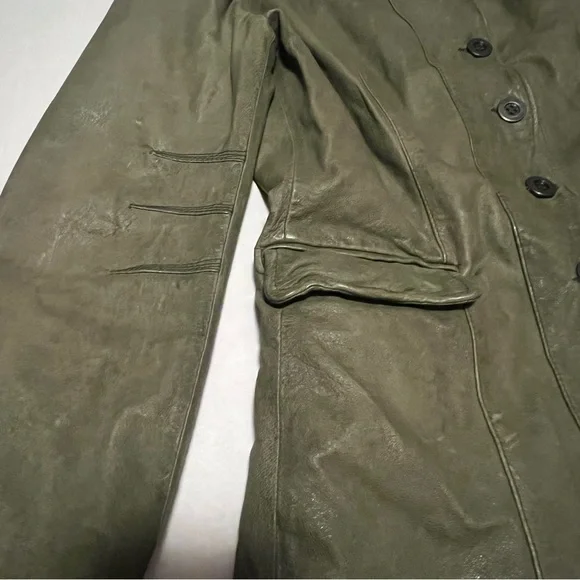 Jakett New York Leather jacket olive green - Picture 6 of 13